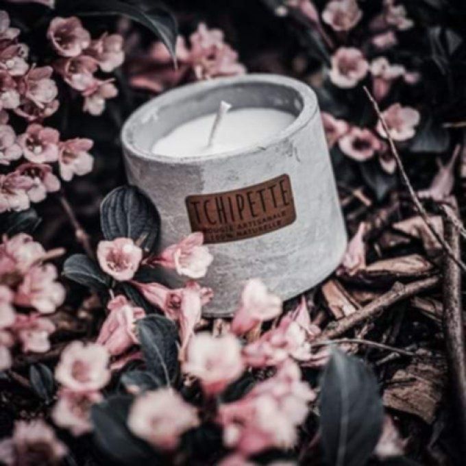 Bougie colorée parfum Fleur de coton