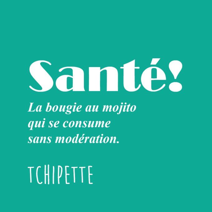 Bougie colorée parfum Mojito