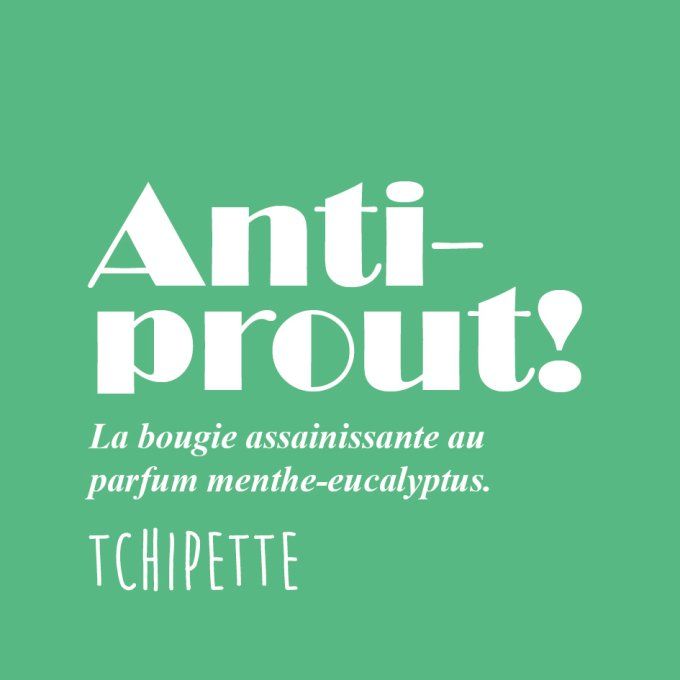 Bougie colorée parfum Menthe-Eucalyptus