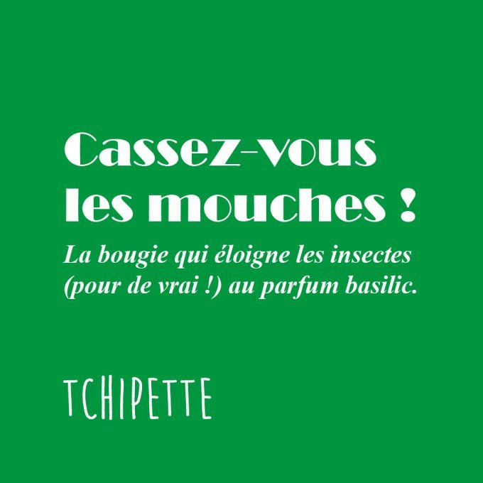 Bougie colorée parfum Basilic